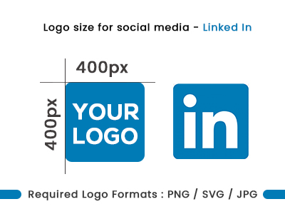 Logo size for social media linked in